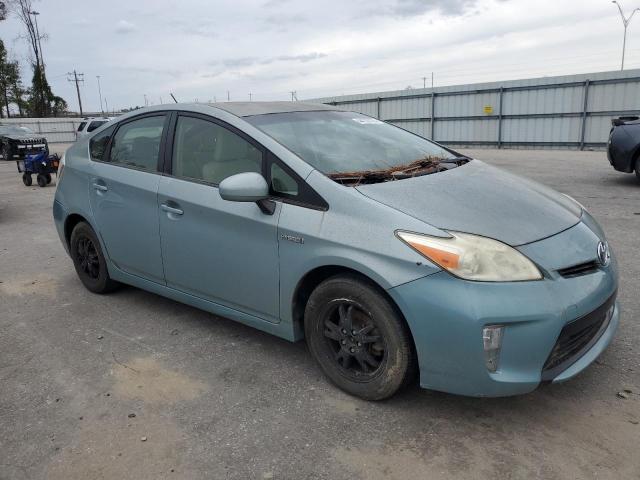 JTDKN3DU6D1622093 - 2013 TOYOTA PRIUS GREEN photo 4