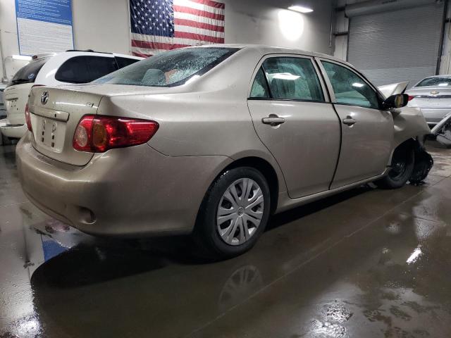 2T1BU4EE8AC374470 - 2010 TOYOTA COROLLA BASE TAN photo 3