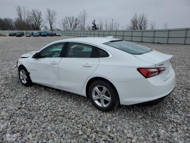 1G1ZD5ST9NF133501 - 2022 CHEVROLET MALIBU LT WHITE photo 2