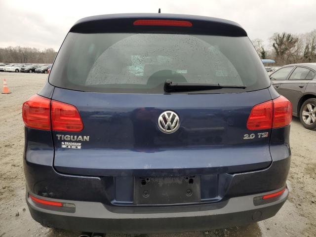 WVGAV7AX7DW556508 - 2013 VOLKSWAGEN TIGUAN S BLUE photo 6