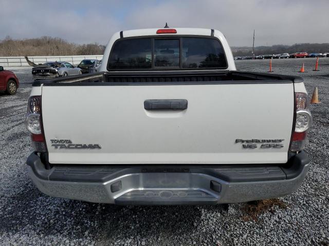 5TFJU4GN5CX015171 - 2012 TOYOTA TACOMA DOUBLE CAB PRERUNNER WHITE photo 6