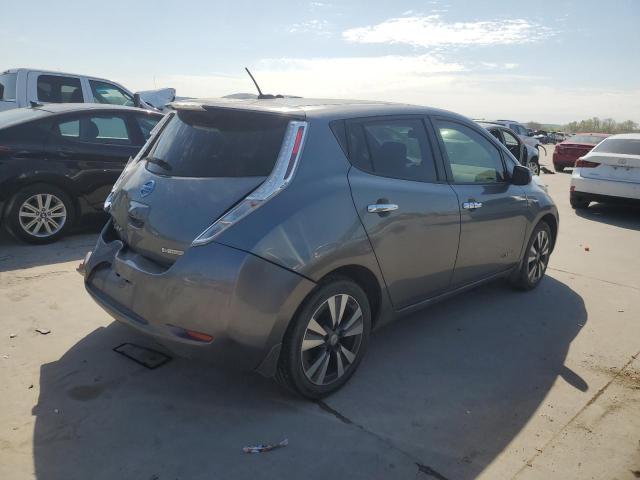 1N4AZ0CP3FC330859 - 2015 NISSAN LEAF S GRAY photo 3