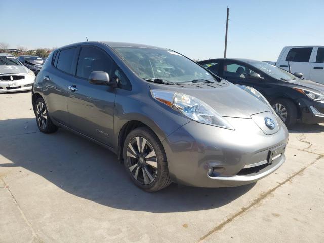 1N4AZ0CP3FC330859 - 2015 NISSAN LEAF S GRAY photo 4