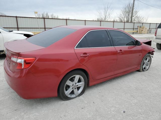 4T1BF1FK6EU786064 - 2014 TOYOTA CAMRY L RED photo 3