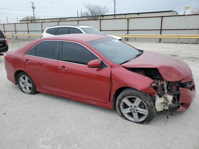 4T1BF1FK6EU786064 - 2014 TOYOTA CAMRY L RED photo 4