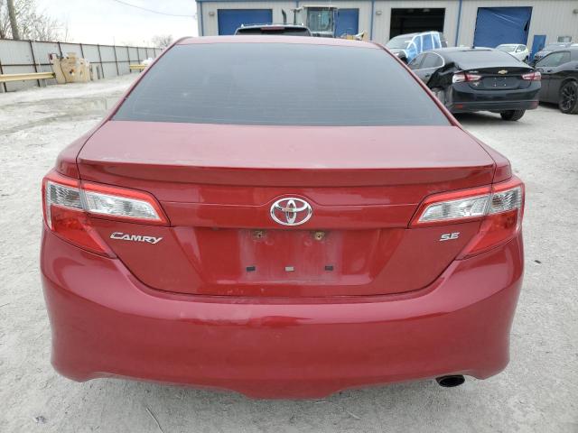 4T1BF1FK6EU786064 - 2014 TOYOTA CAMRY L RED photo 6