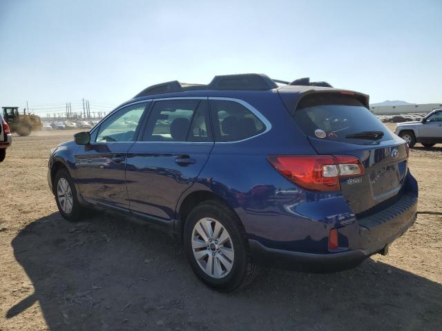 4S4BSAFC1H3405414 - 2017 SUBARU OUTBACK 2.5I PREMIUM BLUE photo 2