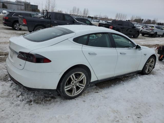 5YJSA1DN9DFP17313 - 2013 TESLA MODEL S WHITE photo 3