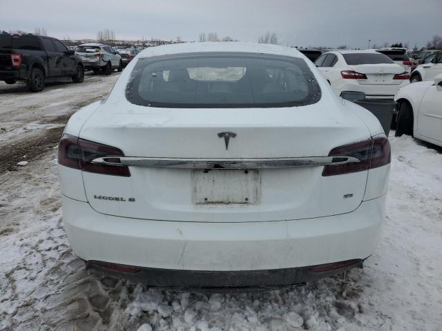 5YJSA1DN9DFP17313 - 2013 TESLA MODEL S WHITE photo 6