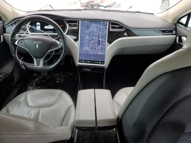 5YJSA1DN9DFP17313 - 2013 TESLA MODEL S WHITE photo 8