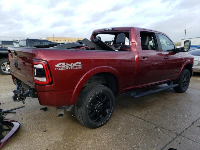 3C6UR5FL9NG144114 - 2022 RAM 2500 LARAMIE BURGUNDY photo 3