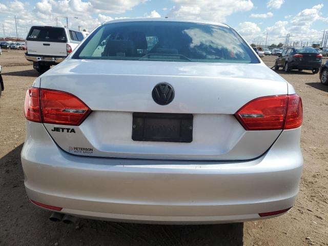 3VW2K7AJ0EM224051 - 2014 VOLKSWAGEN JETTA BASE SILVER photo 6