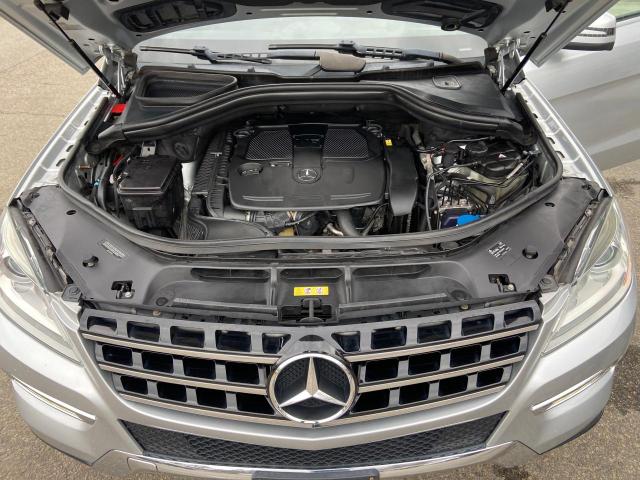 4JGDA5HBXCA033485 - 2012 MERCEDES-BENZ ML 350 4MATIC SILVER photo 7