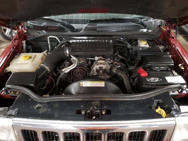 1J8HG48K48C125341 - 2008 JEEP COMMANDER SPORT წითელი ფოტო 12