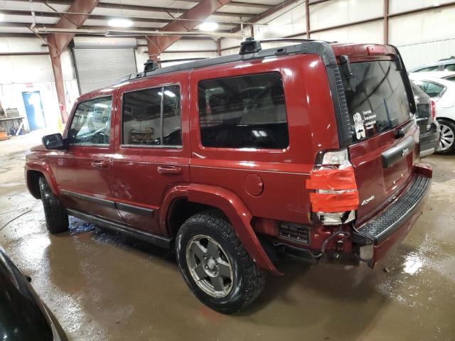 1J8HG48K48C125341 - 2008 JEEP COMMANDER SPORT RED photo 2