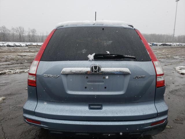 5J6RE4H78AL014305 - 2010 HONDA CR-V EXL BLUE photo 6