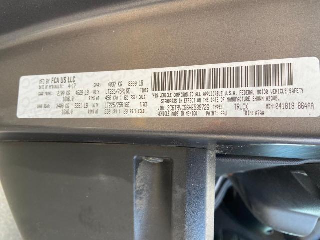 3C6TRVCG6HE539726 - 2017 RAM PROMASTER 2500 HIGH رمادي صورة 9