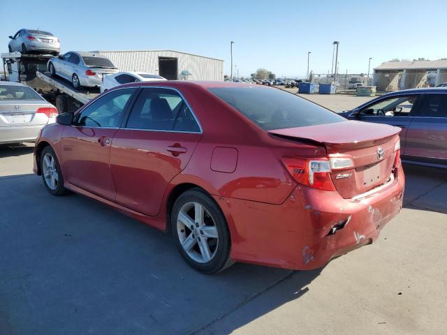 4T1BF1FK3DU706699 - 2013 TOYOTA CAMRY L RED photo 2