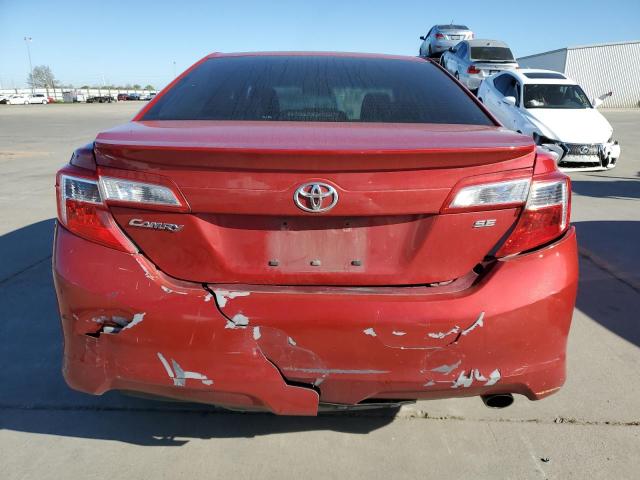 4T1BF1FK3DU706699 - 2013 TOYOTA CAMRY L RED photo 6