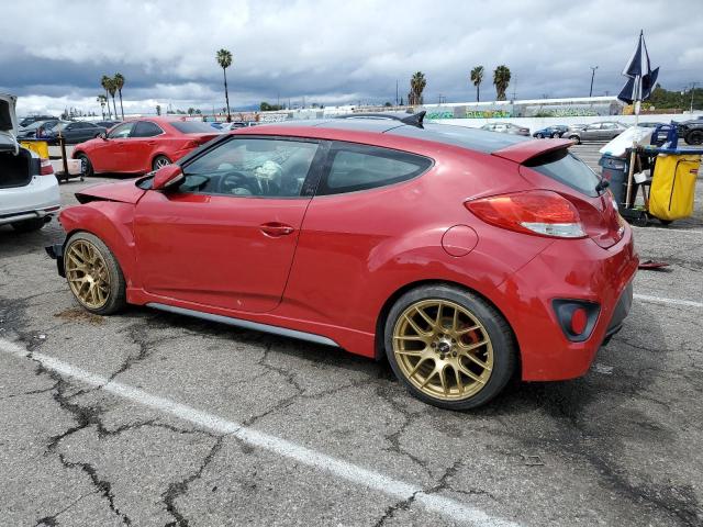 KMHTC6AE2FU242190 - 2015 HYUNDAI VELOSTER TURBO RED photo 2