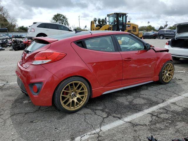 KMHTC6AE2FU242190 - 2015 HYUNDAI VELOSTER TURBO RED photo 3