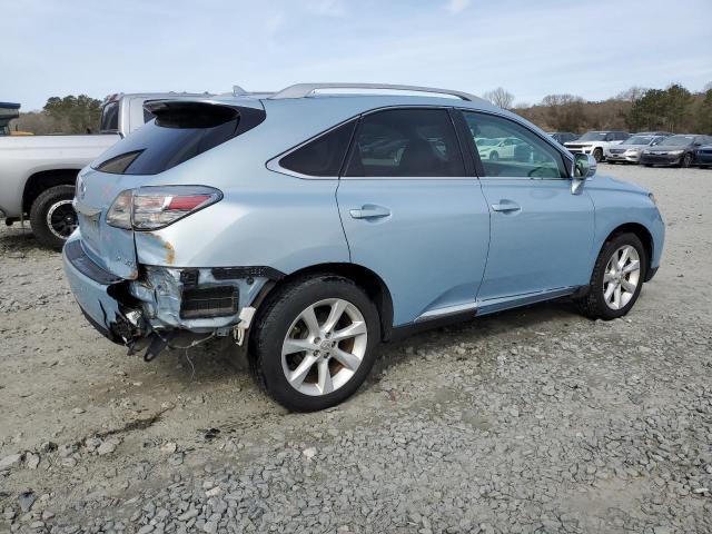 2T2ZK1BA2AC040578 - 2010 LEXUS RX 350 BLUE photo 3