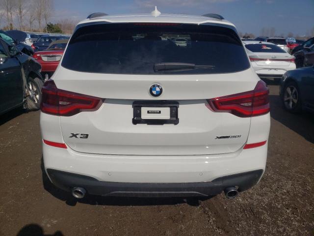 5UXTY5C06L9B77636 - 2020 BMW X3 XDRIVE30I WHITE photo 6