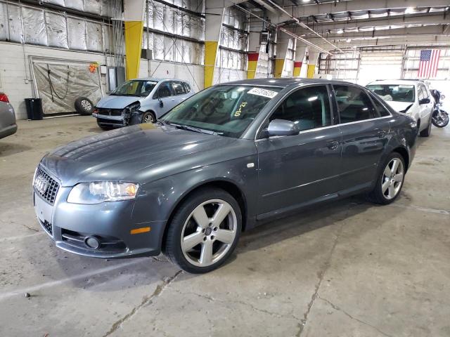 WAUDH78E48A065195 - 2008 AUDI A4 3.2 QUATTRO GRAY photo 1