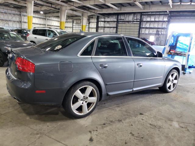 WAUDH78E48A065195 - 2008 AUDI A4 3.2 QUATTRO GRAY photo 3