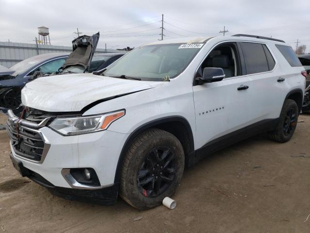 1GNERGKW2KJ270888 - 2019 CHEVROLET TRAVERSE LT WHITE photo 1