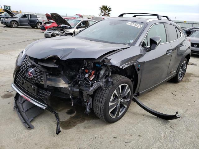 JTHX9JBH1N2056908 - 2022 LEXUS UX 250H BASE GRAY photo 1