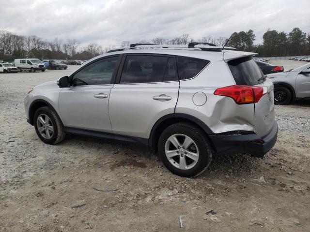 2T3WFREV8DW017258 - 2013 TOYOTA RAV4 XLE SILVER photo 2