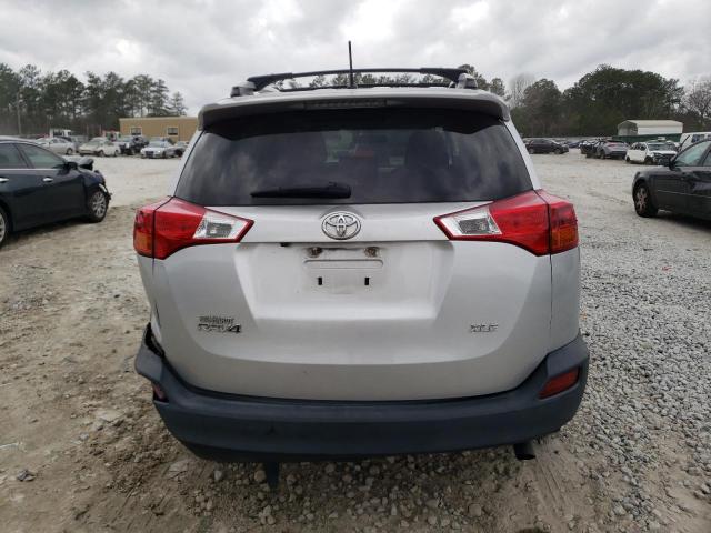 2T3WFREV8DW017258 - 2013 TOYOTA RAV4 XLE SILVER photo 6