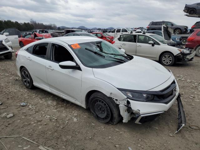 19XFC2F63LE003799 - 2020 HONDA CIVIC LX WHITE photo 4