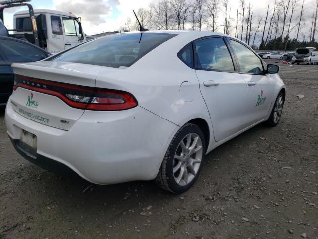 1C3CDFBA8DD328084 - 2013 DODGE DART SXT WHITE photo 3