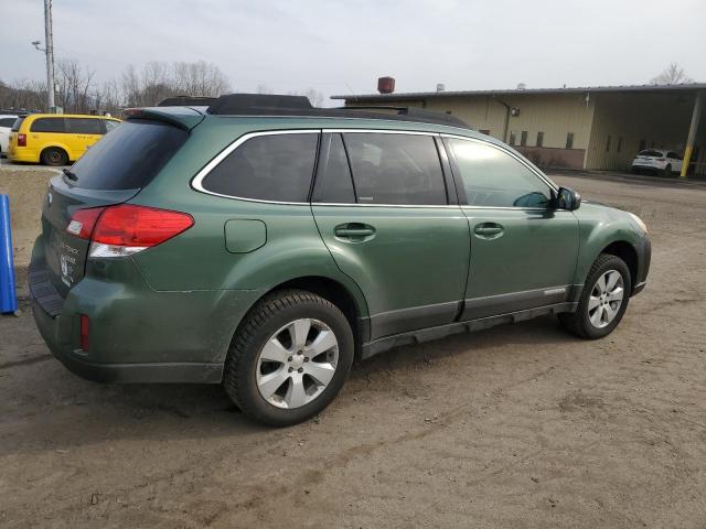 4S4BRBCC0C1226324 - 2012 SUBARU OUTBACK 2.5I PREMIUM GREEN photo 3