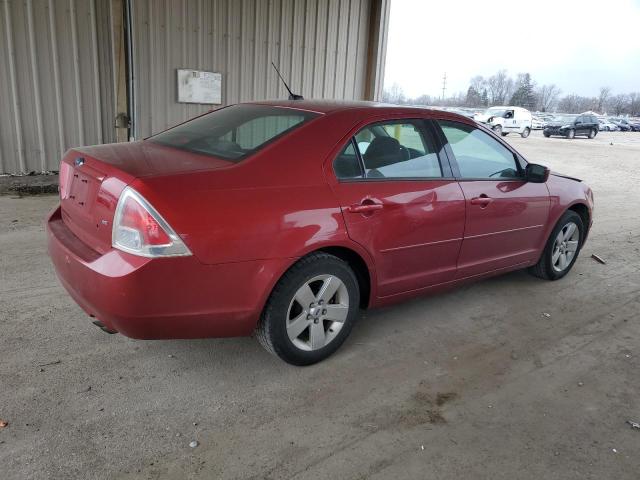 3FAHP07Z59R139112 - 2009 FORD FUSION SE RED photo 3