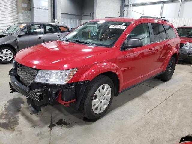 3C4PDCAB8JT340215 - 2018 DODGE JOURNEY SE RED photo 1