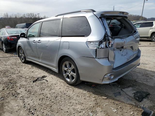 5TDXK3DC6ES407792 - 2014 TOYOTA SIENNA SPORT SILVER photo 2