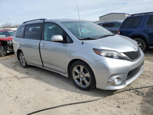 5TDXK3DC6ES407792 - 2014 TOYOTA SIENNA SPORT SILVER photo 4