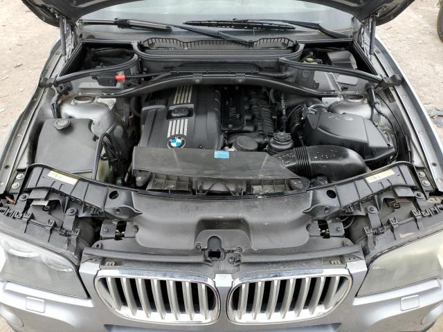 WBXPC93427WF15684 - 2007 BMW X3 3.0SI GRAY photo 12