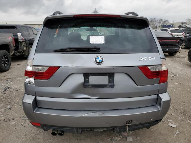 WBXPC93427WF15684 - 2007 BMW X3 3.0SI GRAY photo 6