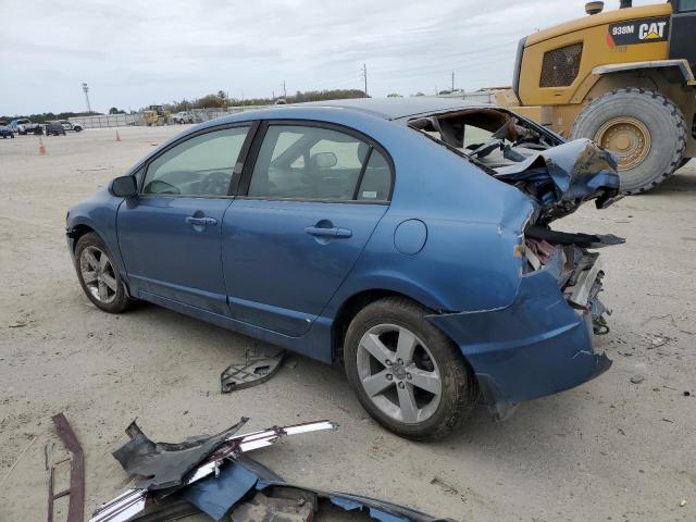 1HGFA16897L143663 - 2007 HONDA CIVIC EX BLUE photo 2