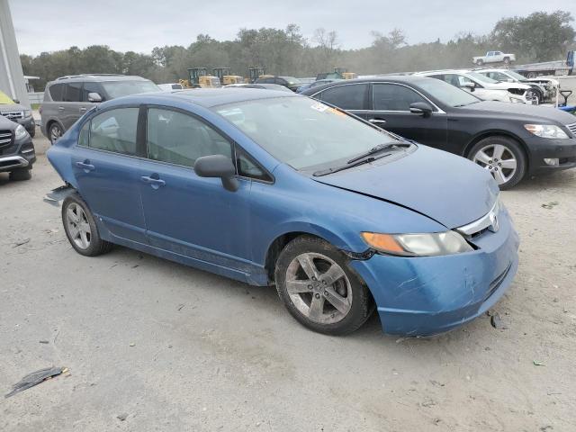 1HGFA16897L143663 - 2007 HONDA CIVIC EX BLUE photo 4