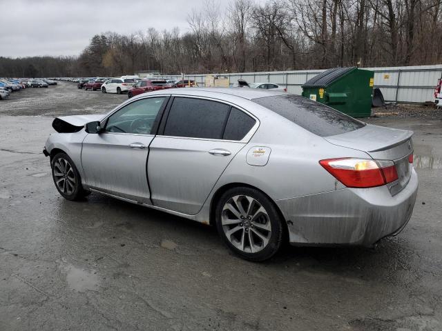 1HGCR2F53DA218517 - 2013 HONDA ACCORD SPORT SILVER photo 2