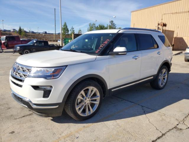 1FM5K7F86KGA26582 - 2019 FORD EXPLORER LIMITED WHITE photo 1