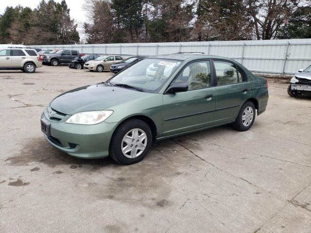 2HGES16384H641777 - 2004 HONDA CIVIC DX VP Yaşıl foto 1