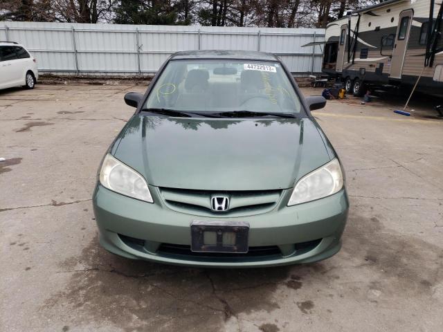 2HGES16384H641777 - 2004 HONDA CIVIC DX VP Yaşıl foto 5