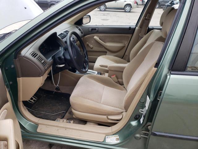 2HGES16384H641777 - 2004 HONDA CIVIC DX VP Yaşıl foto 7