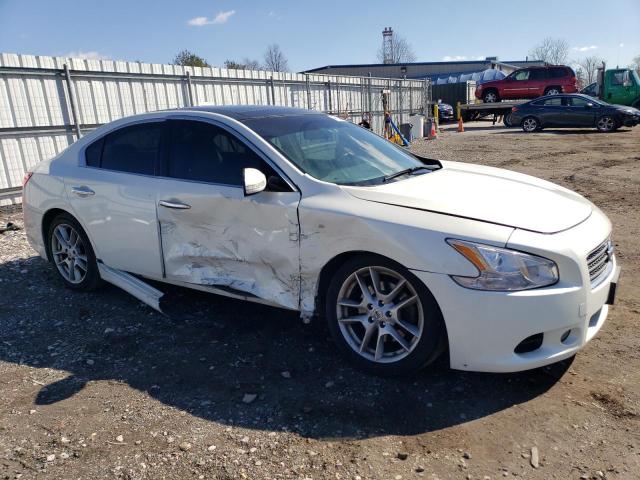 1N4AA5AP1BC824090 - 2011 NISSAN MAXIMA S WHITE photo 4